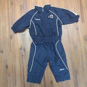 Reebok NFL St. Louis Rams lined windbreaker baby 3/6 Mth